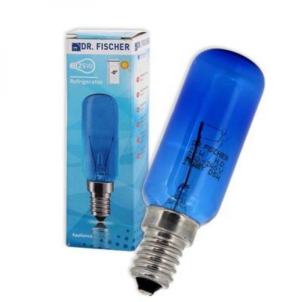 Лампа дневного света синяя для холодильника Bosch (Бош) E14 25W 2700К