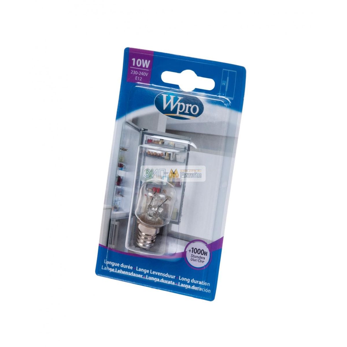 Лампа для холодильника Whirlpool (Вирпул) 10W, E12