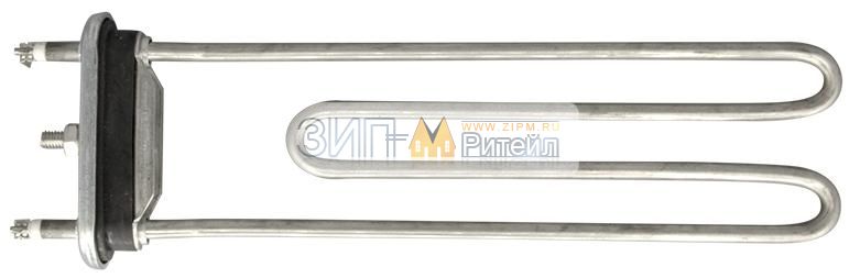 Тэн 2000W c изгибом, L-250,  Нагревательный элемент для стиральной машины Gorenje (Горенье)