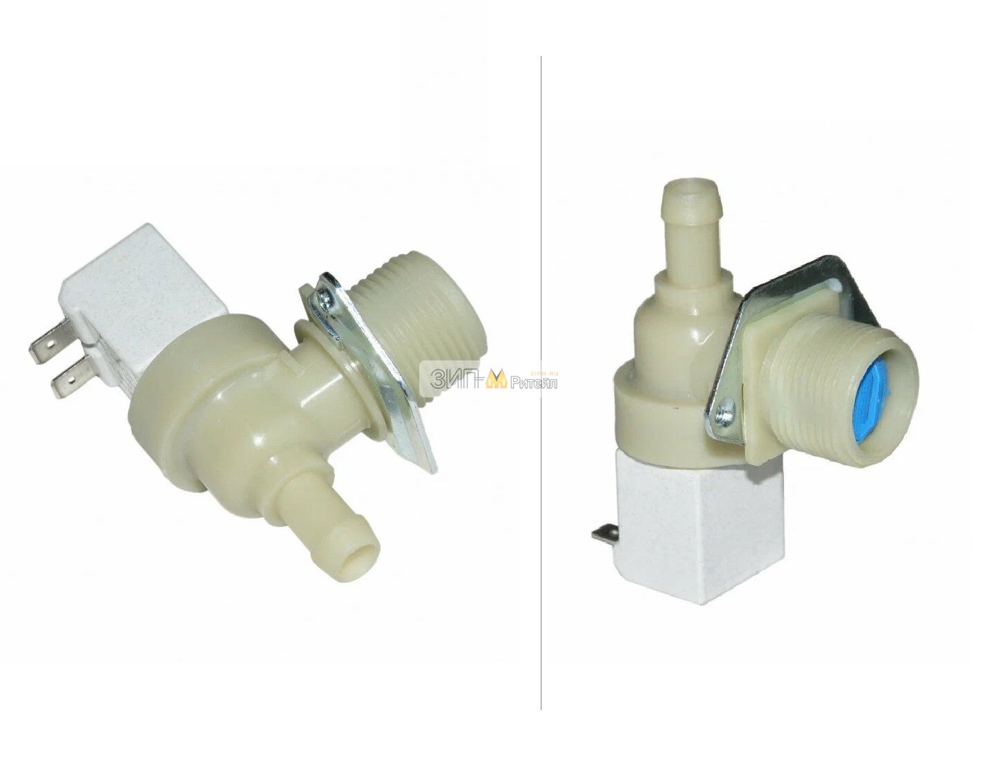 Электроклапан (КЭН) подачи воды универсальный (1x90 / 220V / конт. раздельные) для стиральных и посудомоечных машин
