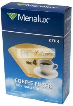 Фильтры бумажные Menalux CFP4 EAN для кофемашины Electrolux (Электролюкс) 100шт