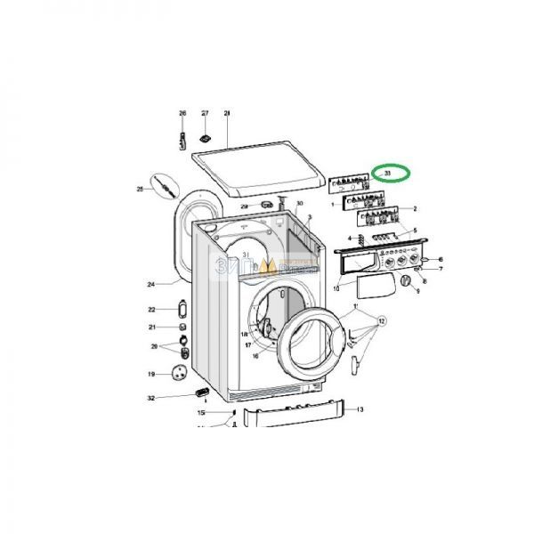 Комплект платы управления AR.ST.BY для стиральной машины Indesit (Индезит)