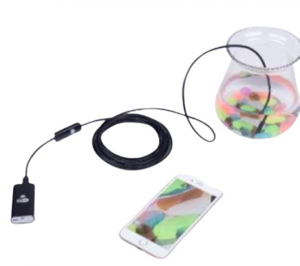 Эндоскоп iOS android WIFI мягкий кабель 2 метра 8мм
