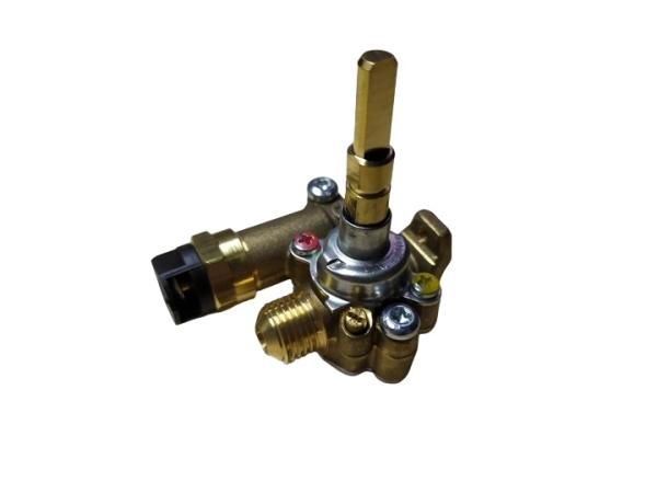 Газовый кран с клапаном для газовой плиты Ariston (Аристон), Indesit (Индезит)