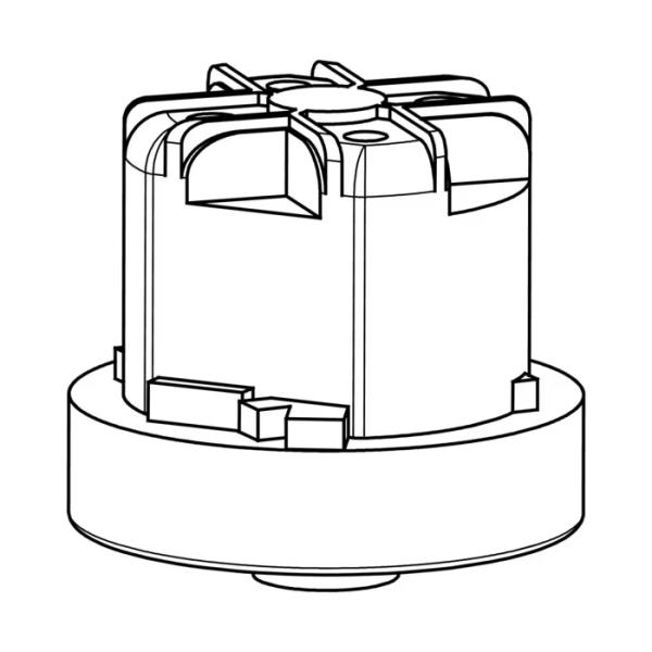 Электродвигатель (мотор) 800W для пылесоса Electrolux (Электролюкс), Zanussi (Занусси), AEG (АЕГ)