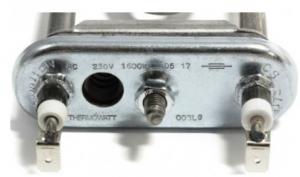 Нагревательный элемент (ТЭН) для стиральной машины LG (ЭлДжи), Aeg (Аег) 1600 W