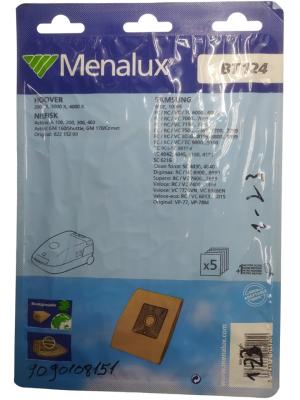 Комплект синтетических мешков Меналюкс BT124 для пылесоса Electrolux (Электролюкс), Samsung (Самсунг)
