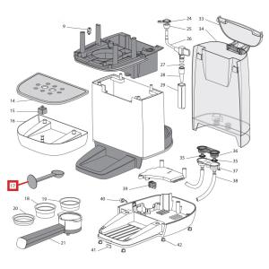 Ложка мерная с темпером для кофемашины DeLonghi (Делонги)